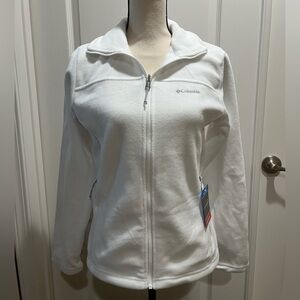 COLUMBIA LADIES WHITE FLEECE